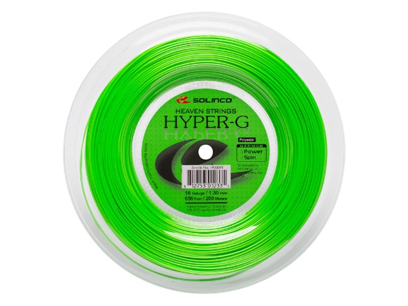 Solinco Hyper-G Co-Polyester Tennis String Mini Reel 328 ft / 100 m â€“ Extreme Spin, Power & Control â€“ TruTension Technology, Durable High-Performance Polyester 17 - Image 1